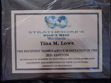 Professional of the year in the field of writing I won in 2021 from Strathmore who's who worldwide!