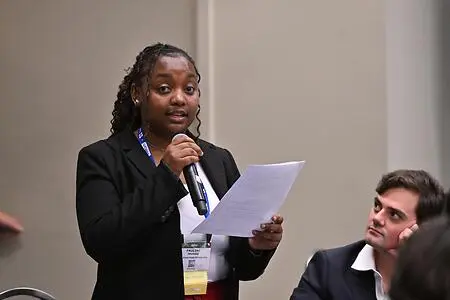 Influence, to me, is using my voice with purpose.

This moment captures me doing something I deeply value speaking before an audience and turning ideas, experiences, and conviction into a message that can reach others. As a lawyer, advocate, and emerging leader, public speaking has become an important part of how I contribute: whether I am discussing law, technology, leadership, access to opportunity, or the experiences that shape us.

Behind every speech are hours of preparation, reflection, and the courage to stand up and say something worth hearing. For me, that is what influence looks like in action showing up, using my voice, and creating space for ideas and perspectives that can make a difference.