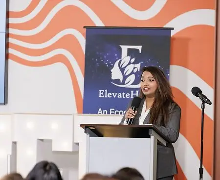 Proud to have shared my perspective on AI in project management at ElevateHER AI. My key message: AI won't replace project managers, but project managers who embrace AI will lead the future.

I had the opportunity to share my insights on AI in project management and how project managers can leverage Al to make their daily work more strategic rather than just operational. It was an incredible experience engaging with such a passionate and forward-thinking community. 
