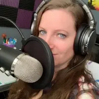 Recording one of my podcasts that I've been producing for various companies for over seven years.