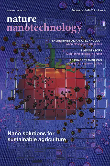 Cover art for Nature Nanotechnology; a high-visibility science journal. I specialize in providing high-concept art for science journals like this one. 