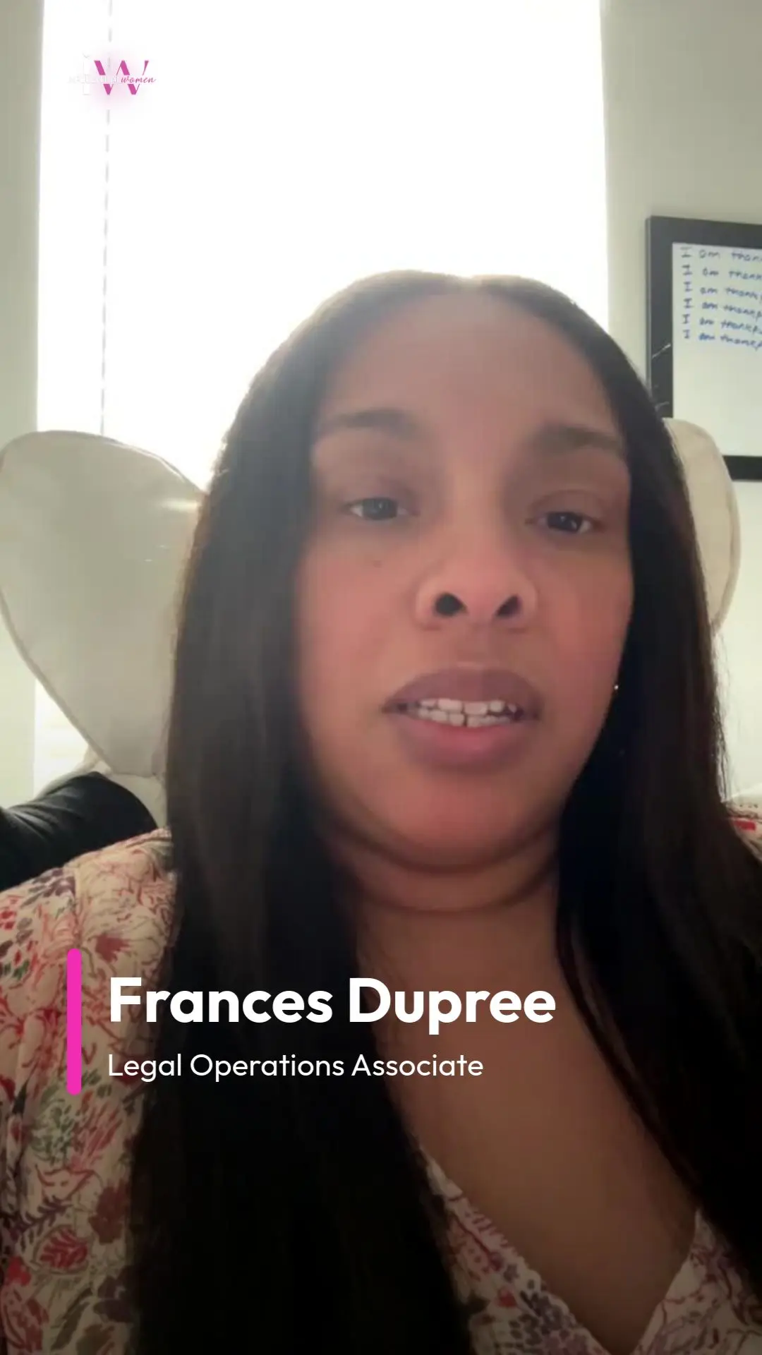Frances Dupree for Bold. Brilliant. Unstoppable. — video poster