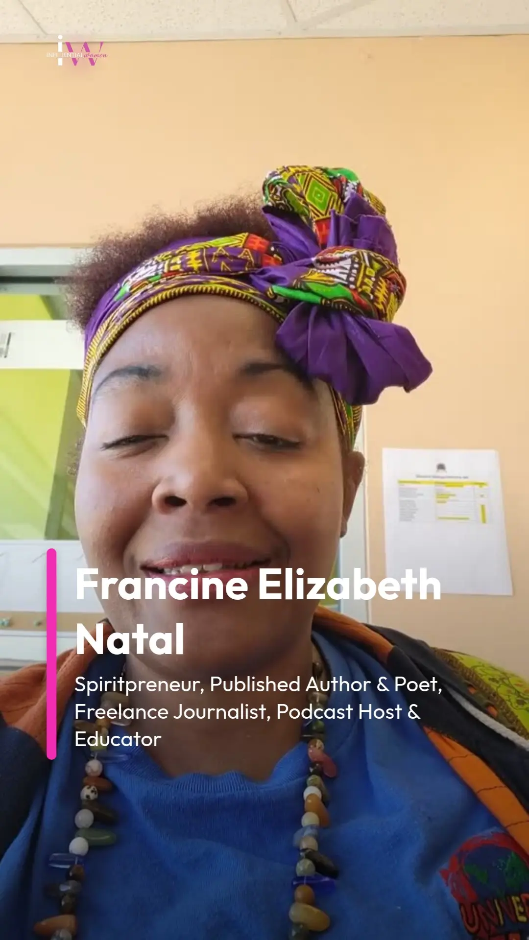 Francine Elizabeth Natal  for Wisdom Worth Sharing — video poster
