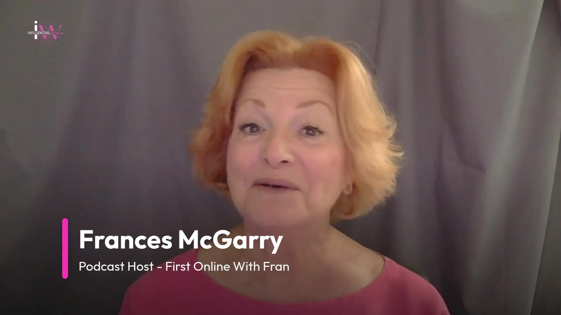 Frances McGarry for Bold. Brilliant. Unstoppable. — video poster
