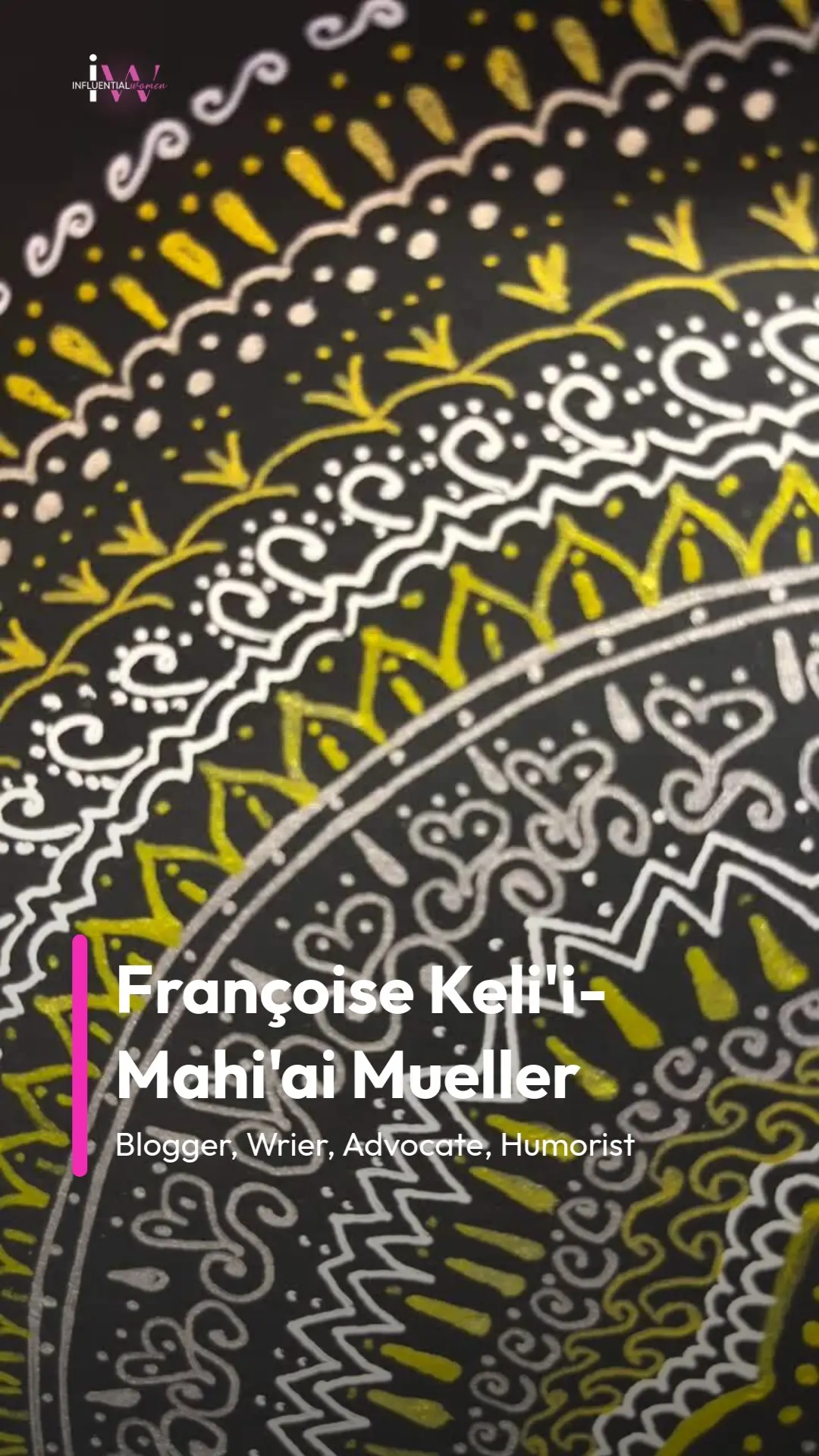 Françoise Keli'i-Mahi'ai Mueller for Wisdom Worth Sharing — video poster