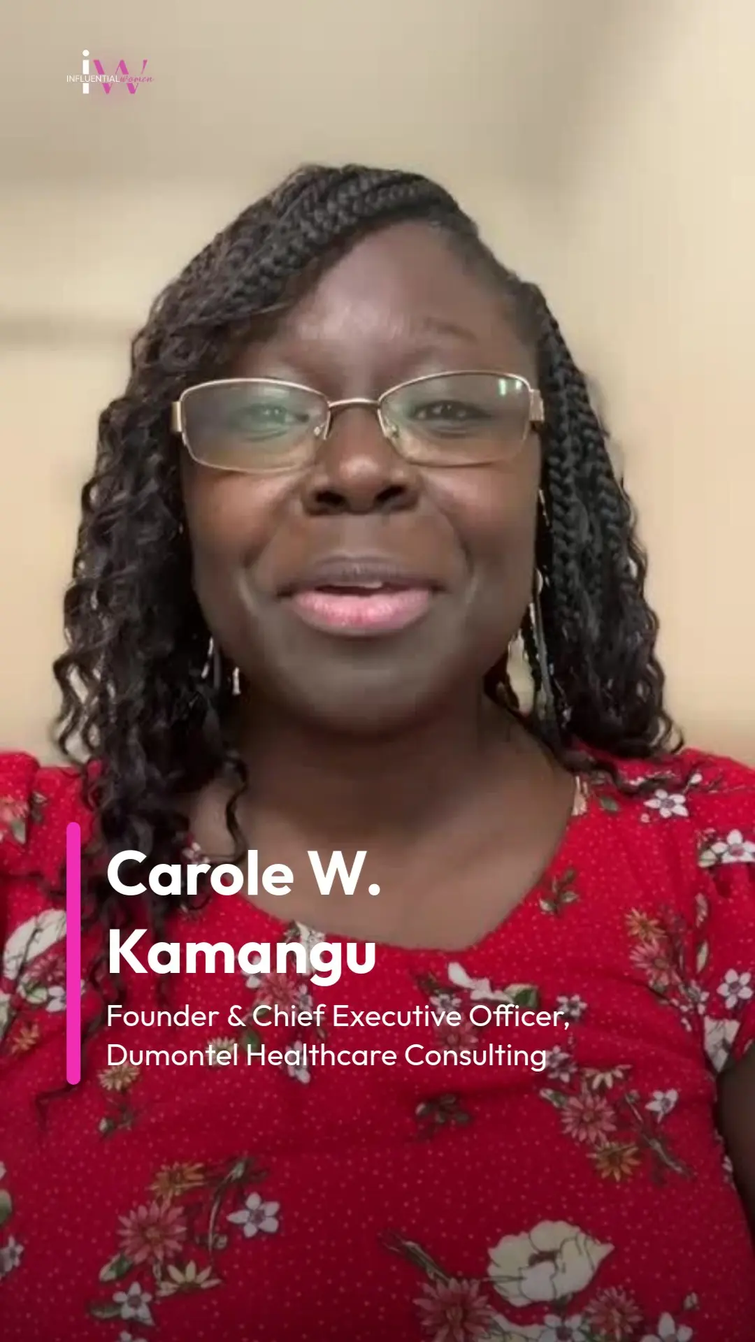 Carole W. Kamangu for Bold. Brilliant. Unstoppable. — video poster