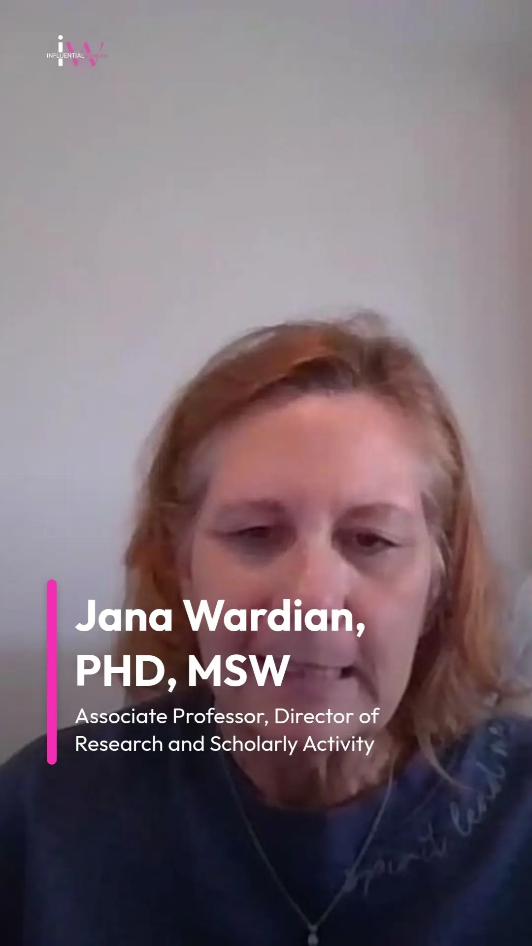 Jana Wardian - Influential Women — video poster