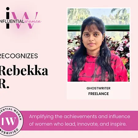 Rebekka R., Ghostwriter, Beta reader and Book reviewer on Influential Women