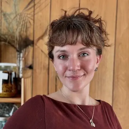 Bridget Schumann, MSW, LICSW, CCPT-II, CIMHP, Psychotherapist, Certified Forest Therapy Guide, Psychedlic Research Session Monitor, and Community Herbalist on Influential Women