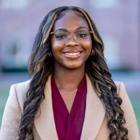 Tatianna Duperier, Doctoral student in Higher Education Leadership and Policy Studies at Howard University; former academic advisor at Florida State University on Influential Women
