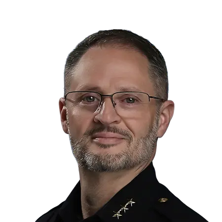 Derek Brewer, Chief of Police on Notable Men
